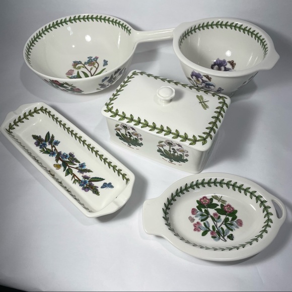 PORTMEIRION Botanic garden rectangular dish corn butter - Picture 9 of 9